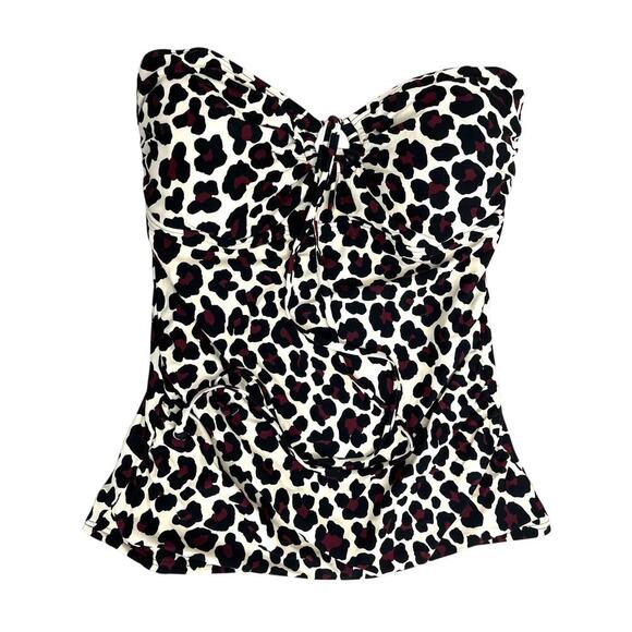 Michael Kors Animal Print Swim Tankini top Size Small NWT - Picture 3 of 4